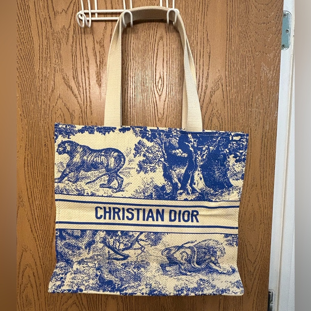 Dior Blue GWP Straw Dioriviera Tote LAST ONE